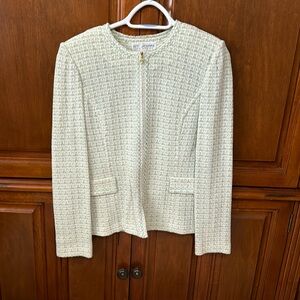 NWOT St. John Zip Up Blazer